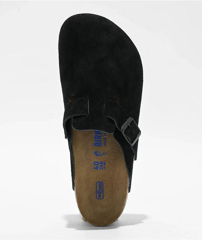 Birkenstock Boston Soft Footbed Black Clogs | MainPlace Mall