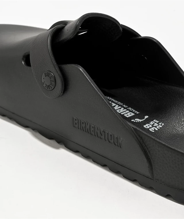 Birkenstock Women's Boston Essentials EVA Black Clogs Birkenstock Women's Boston Essentials EVA Black Clogs
