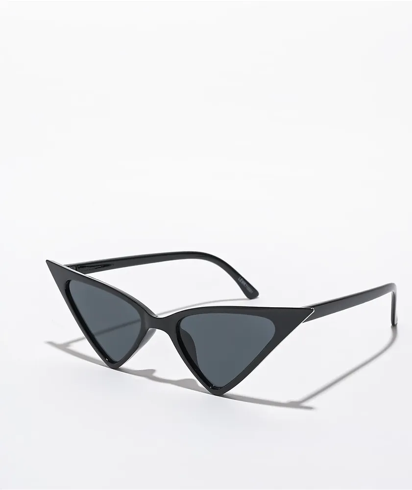 Zumiez Black Extra Winged Cat Eye Sunglasses Hamilton Place