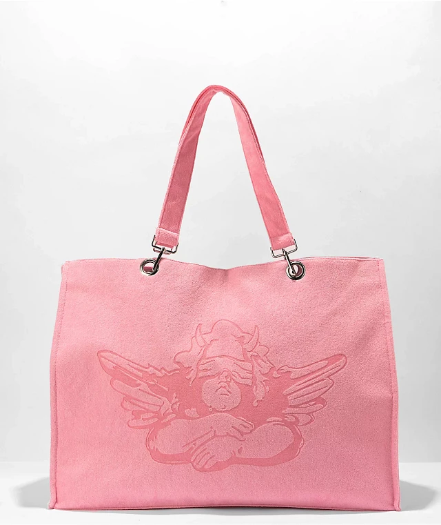 Boys Lie Pink Terry Tote Bag | Liberty Center