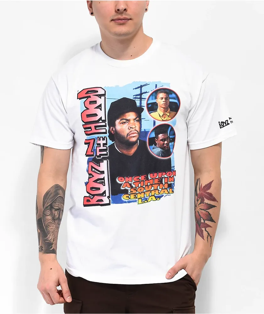 Boyz n the 2025 hood shirt white