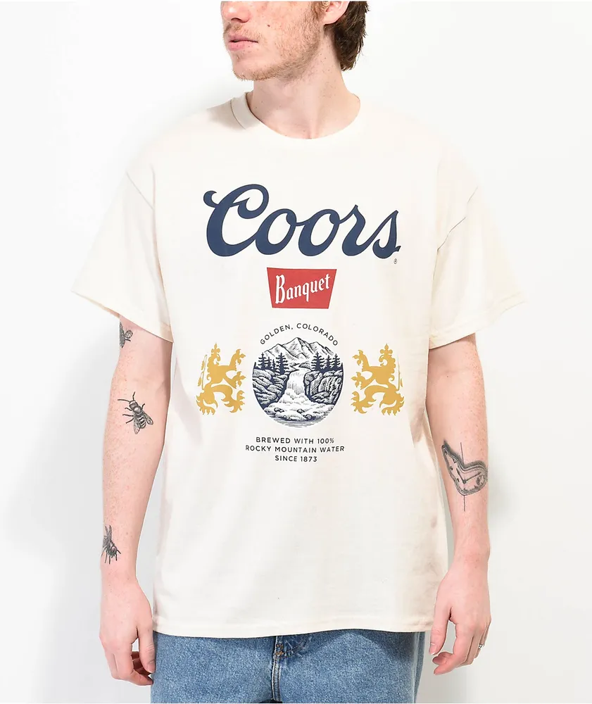Brew City Coors Banquet Logo Natural TShirt CoolSprings Galleria