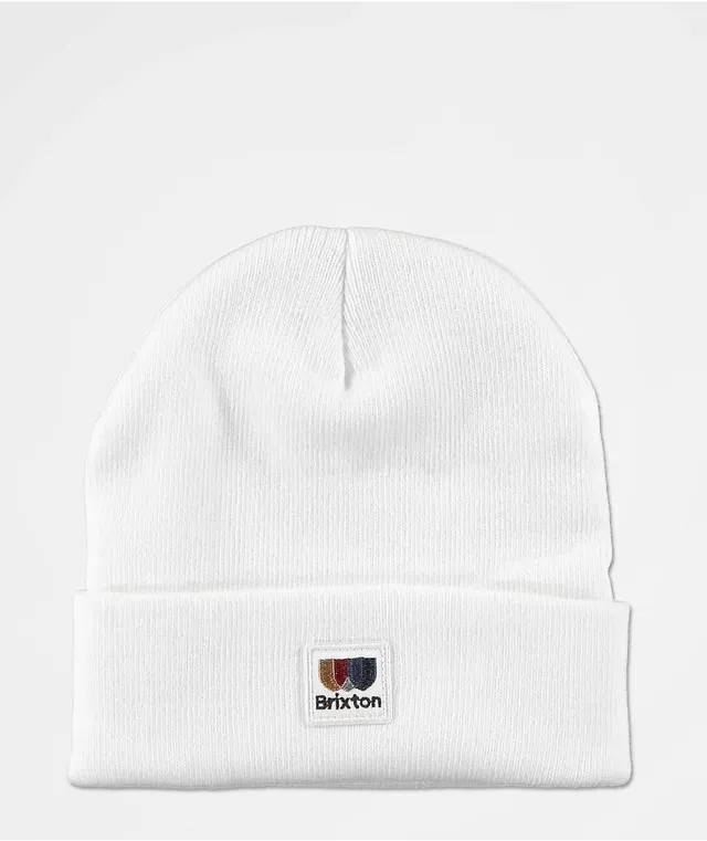 Brixton Alton White Beanie Hamilton Place