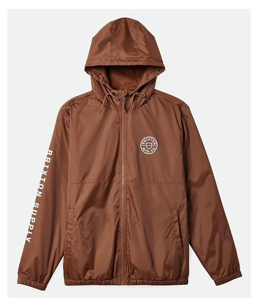 Fleece lined hooded jacket on sale