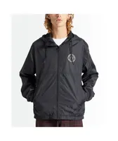 Brixton claxton black hooded windbreaker on sale