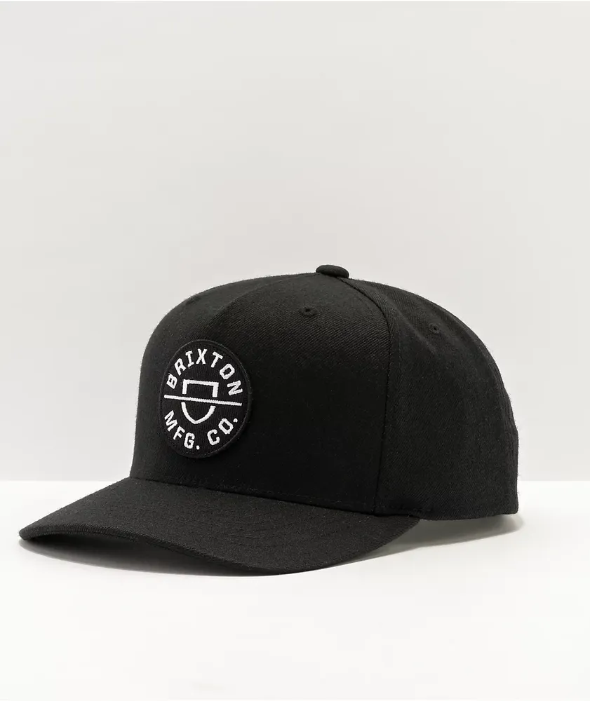 Brixton black snapback best sale