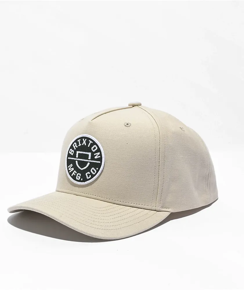Beige strapback sale hat