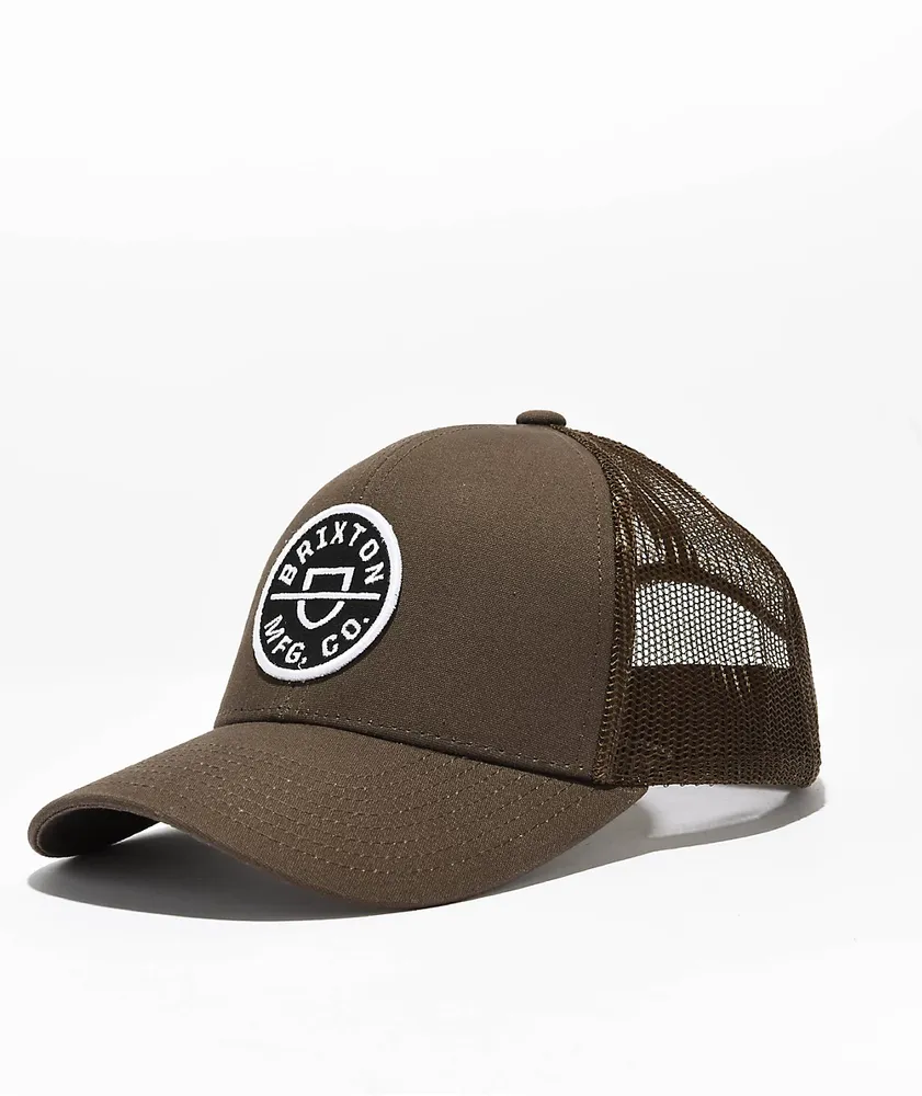 お得なセール情報 Hat Trucker Earth Dark X Crest Brixton | Valley Mission 野球帽