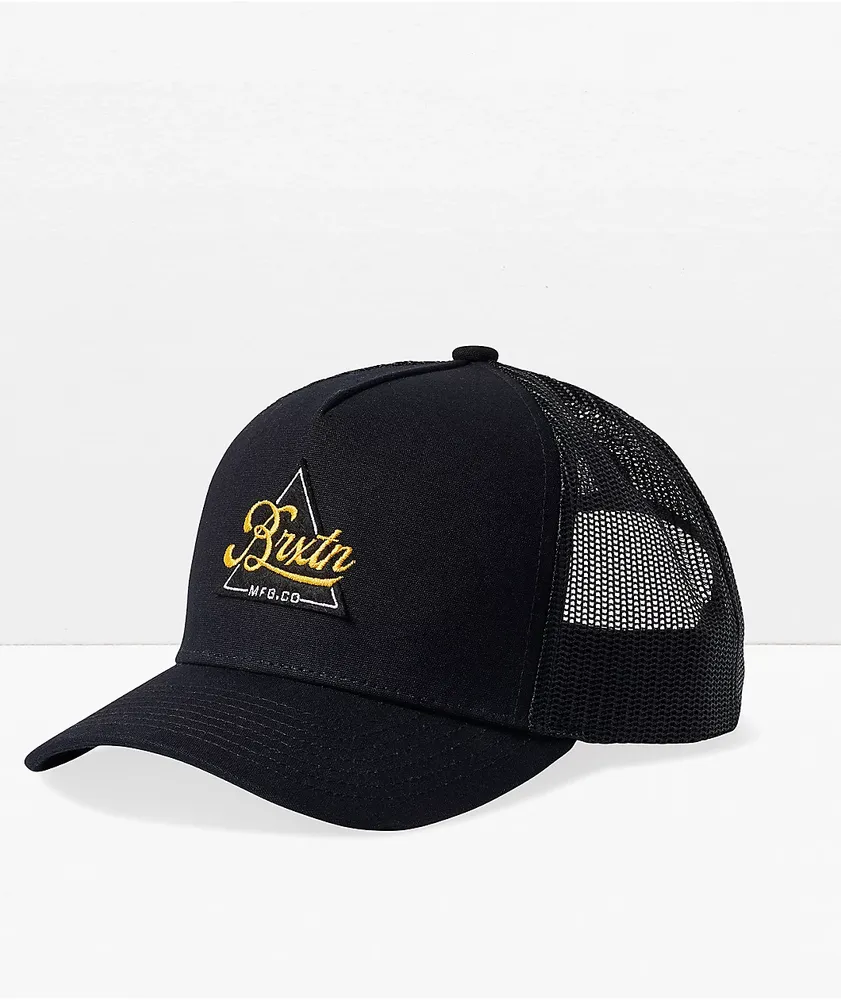 Brixton Earlston MP Black Trucker Hat Pueblo Mall