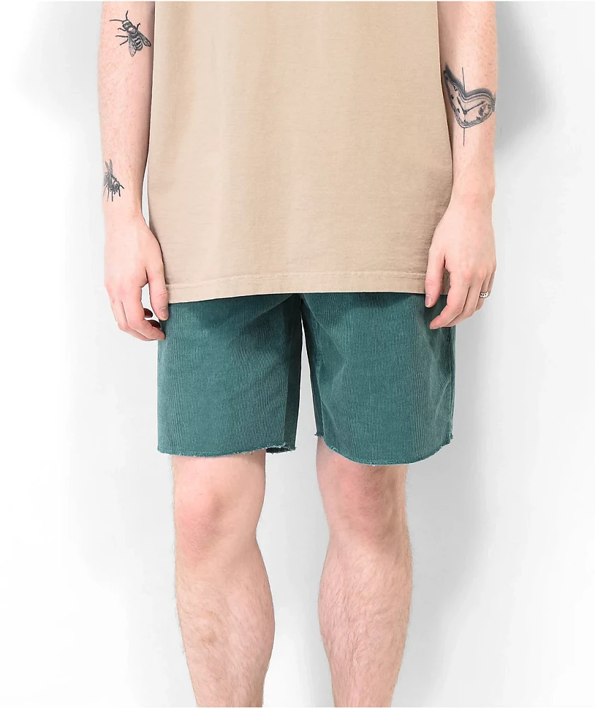 Brixton Madrid II Spruce Corduroy Shorts | MainPlace Mall