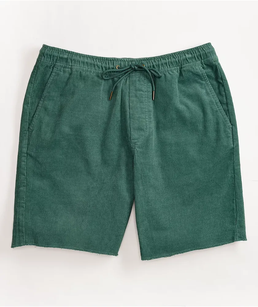 Green corduroy shorts new arrivals