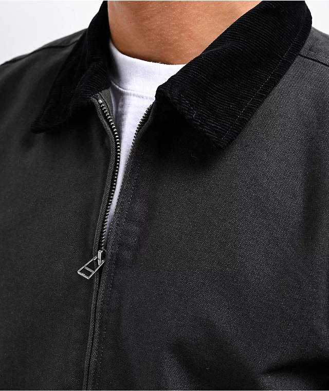 Brixton Mechanic Garage Black Wash Work Jacket | MainPlace Mall