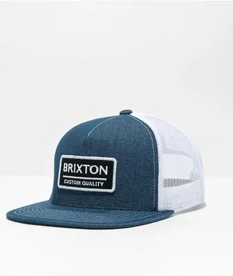 激安単価で Proper Palmer Brixton MP Hat Trucker White & Blue 服＆ファッション小物