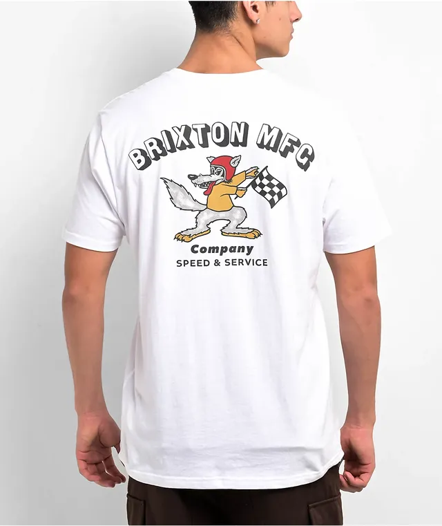 Brixton Wynmore White T Shirt Willowbrook Shopping Centre