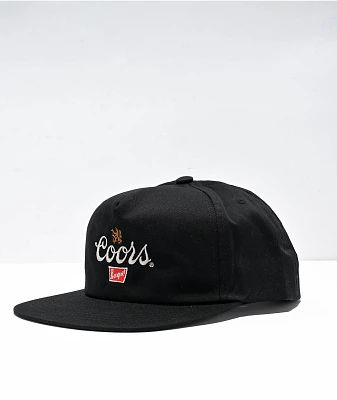 Brixton x Coors Primary II Black Trucker Hat | Hamilton Place Brixton x Coors Primary II Black Trucker Hat | Hamilton Place