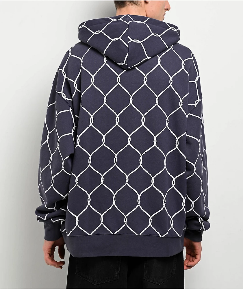 Broken Promises Chain Link Grey Hoodie | MainPlace Mall