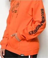Broke hoodie orange sales