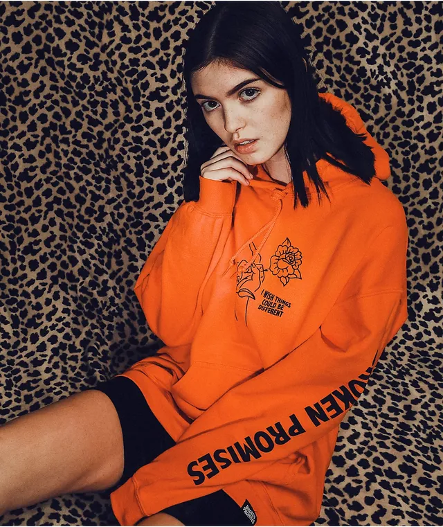 Broke new arrivals orange hoodie