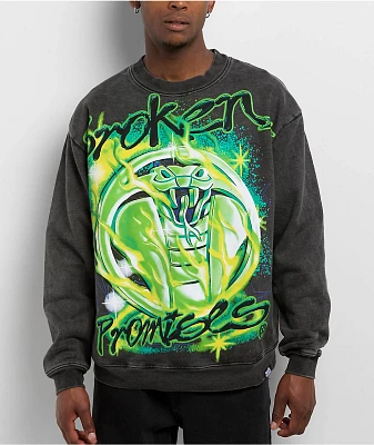 BTS Varsity Idol Black Crew Neck Sweatshirt | MainPlace Mall