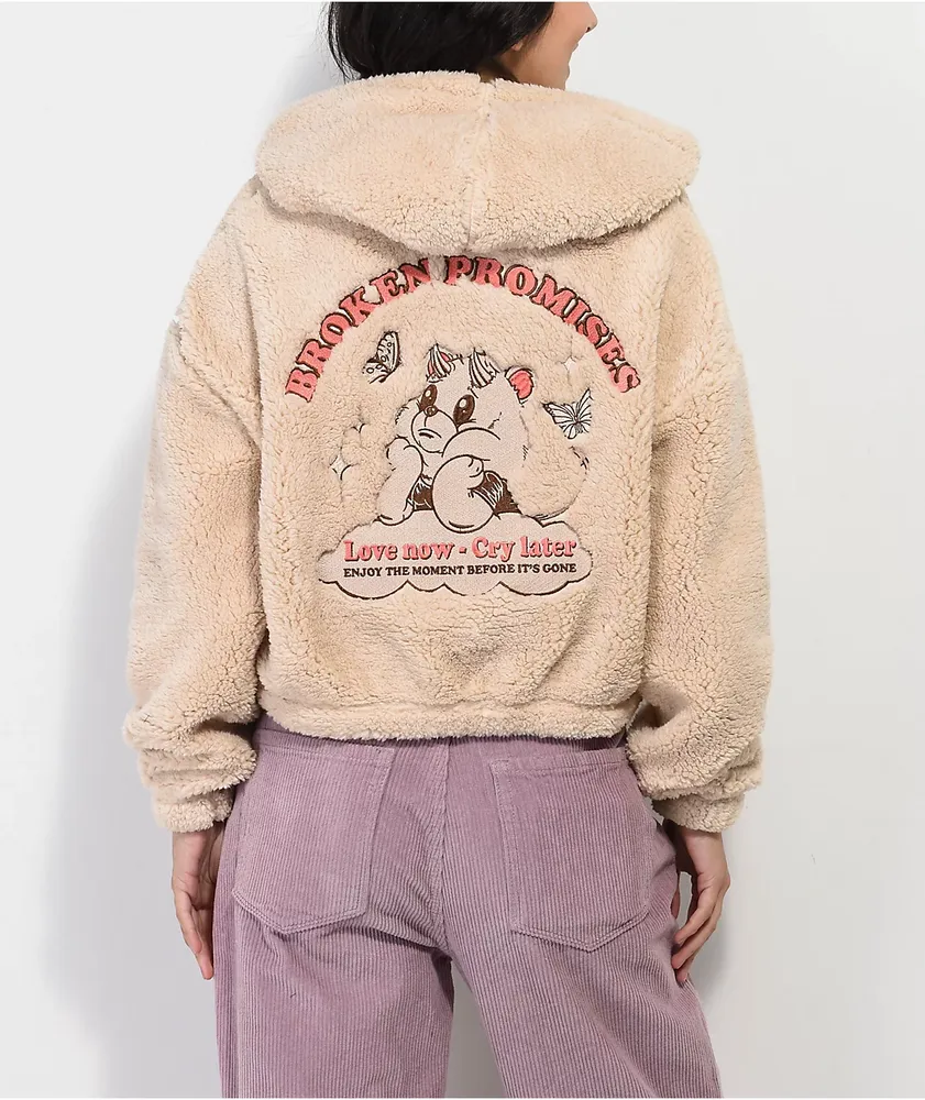 Teddy bear half zip fleece clearance