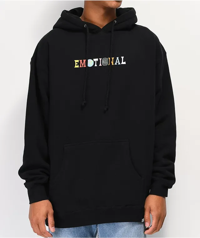 Black emotional hoodie shop