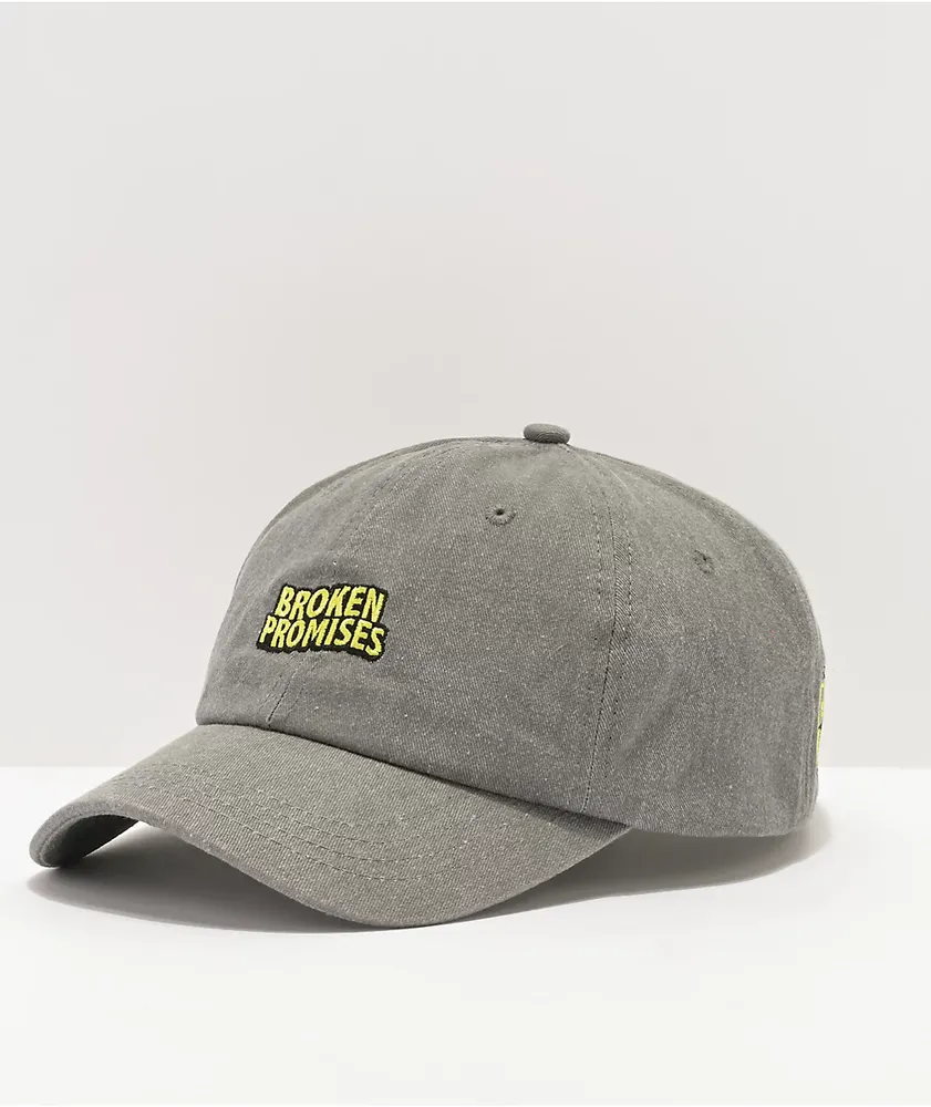 Grey strapback hat hot sale