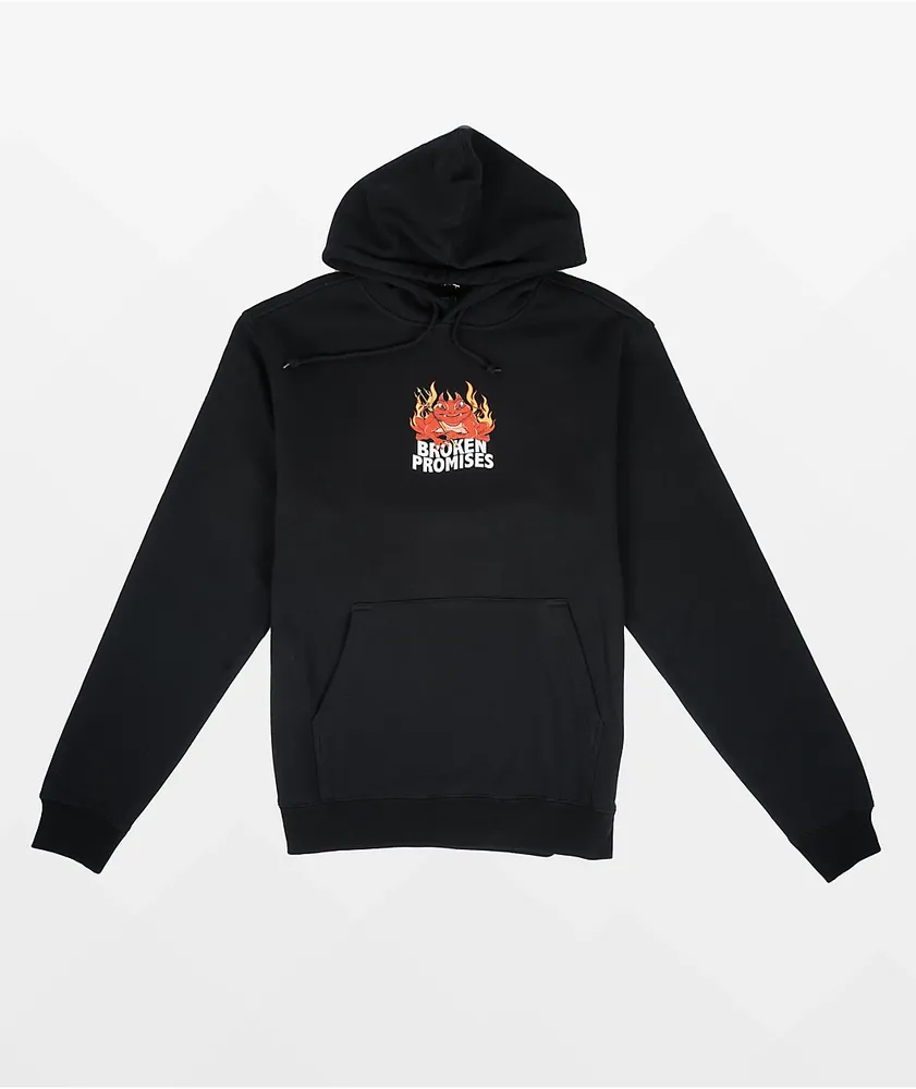 Broken Promises Frog Guide Black Hoodie Coquitlam Centre