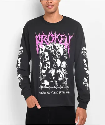 Broken Promises Takes One To Know Black Long Sleeve T-Shirt at