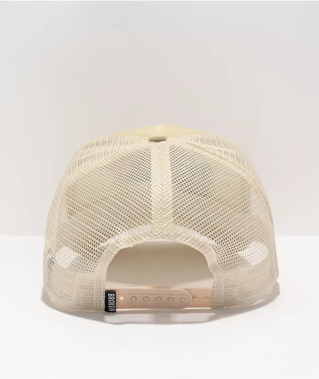 Broken Promises Screamer Tan Trucker Hat Hamilton Place