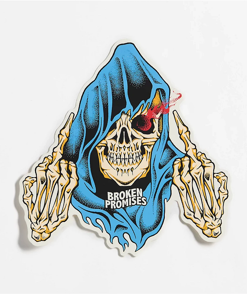 Broken Promises Scythe Jumbo Sticker | MainPlace Mall