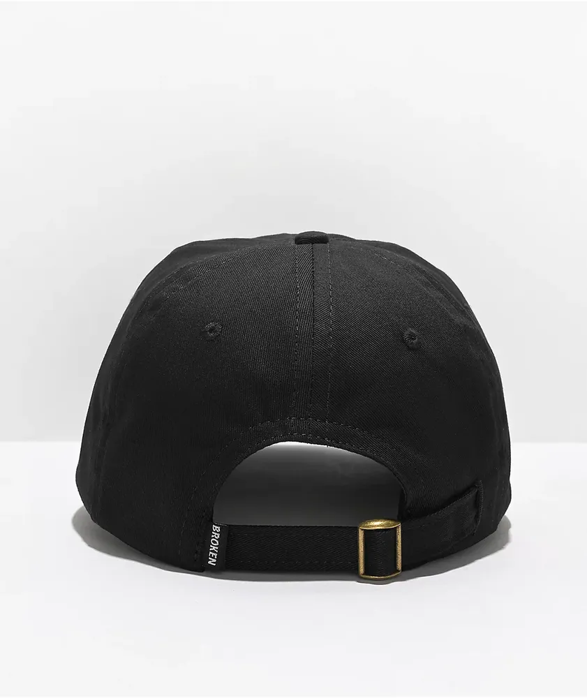 Broken Promises Slogan Black Strapback Hat Mall of America