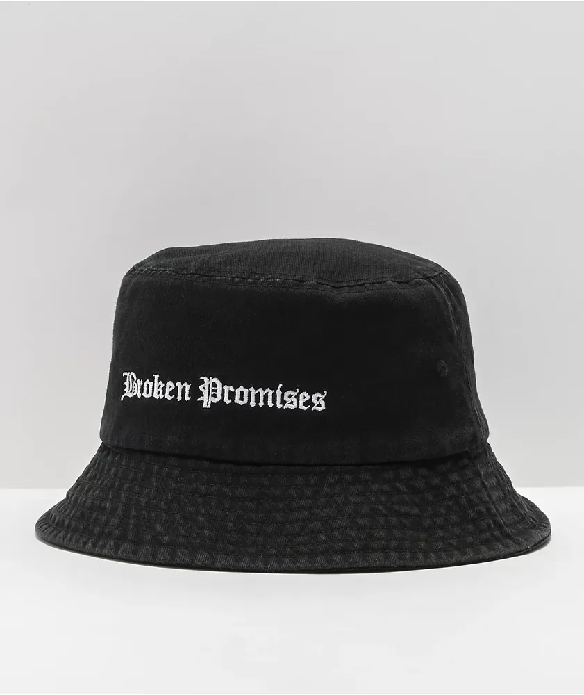 Broken Promises Slogan Bucket Hat Pueblo Mall