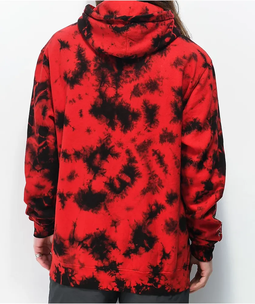Broken Promises Warned You Tie Dye Red Hoodie Coquitlam Centre