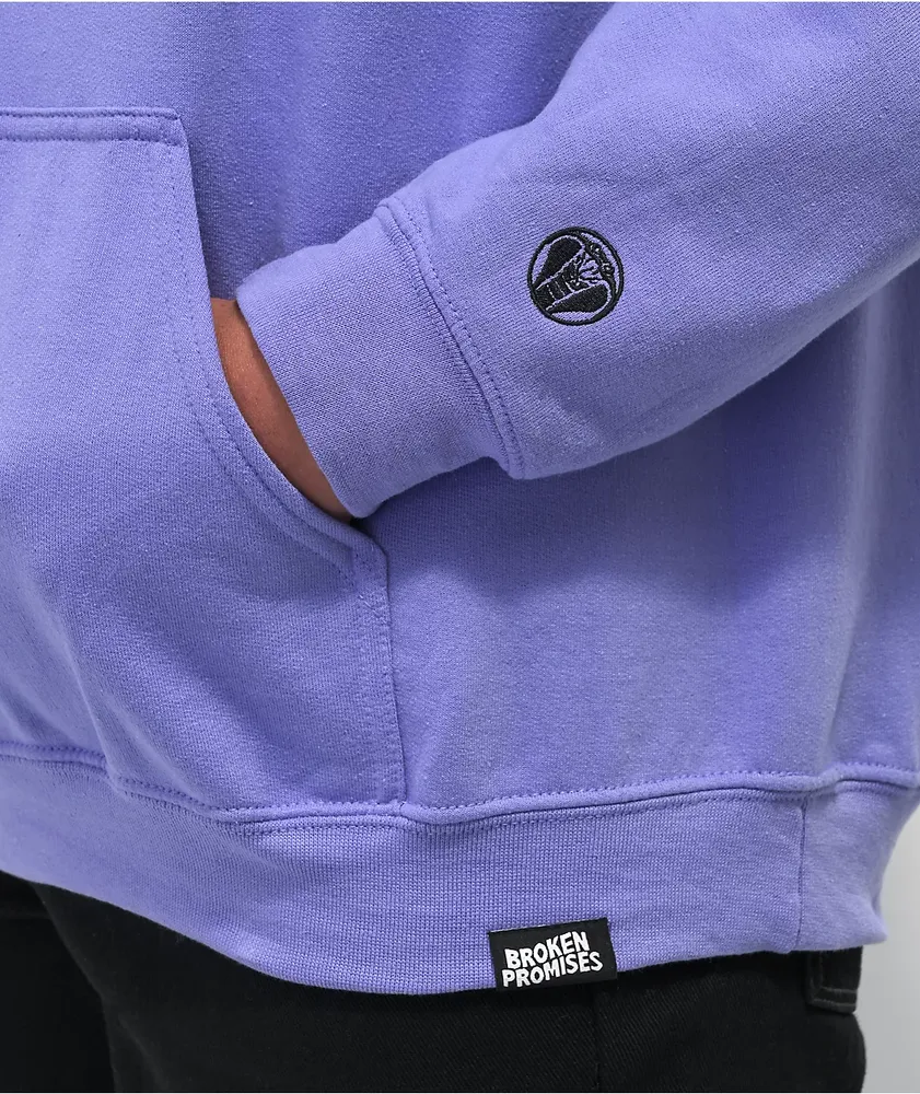 Broken Promises Wishful Thinking Purple Hoodie Mall of America