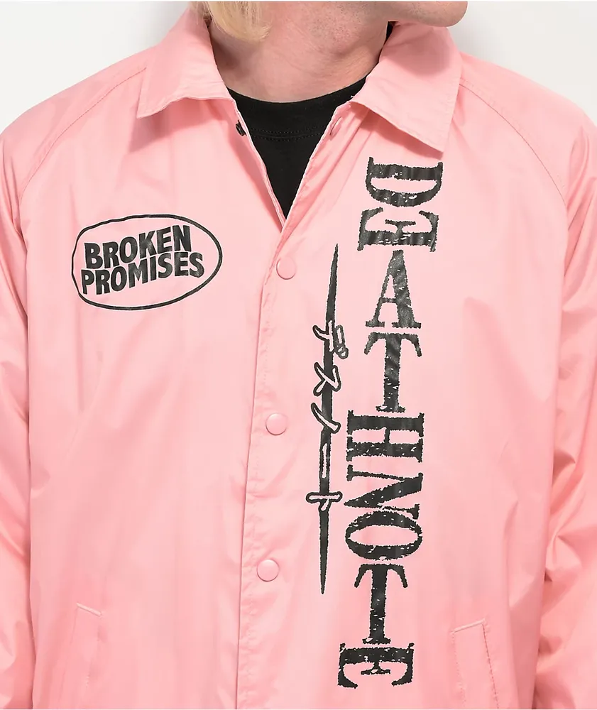 Broken Promises x Death Note Misa Pink Coaches Jacket | Arden Fair