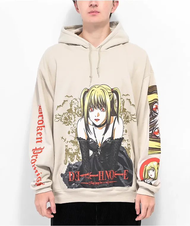 Neon Riot Death Note Misa Amane Washed Black Hoodie | Arden Fair