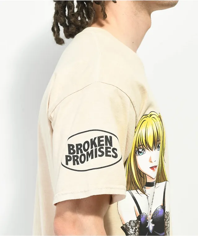 Broken Promises x Death Note Misa Tan T-Shirt | CoolSprings Galleria