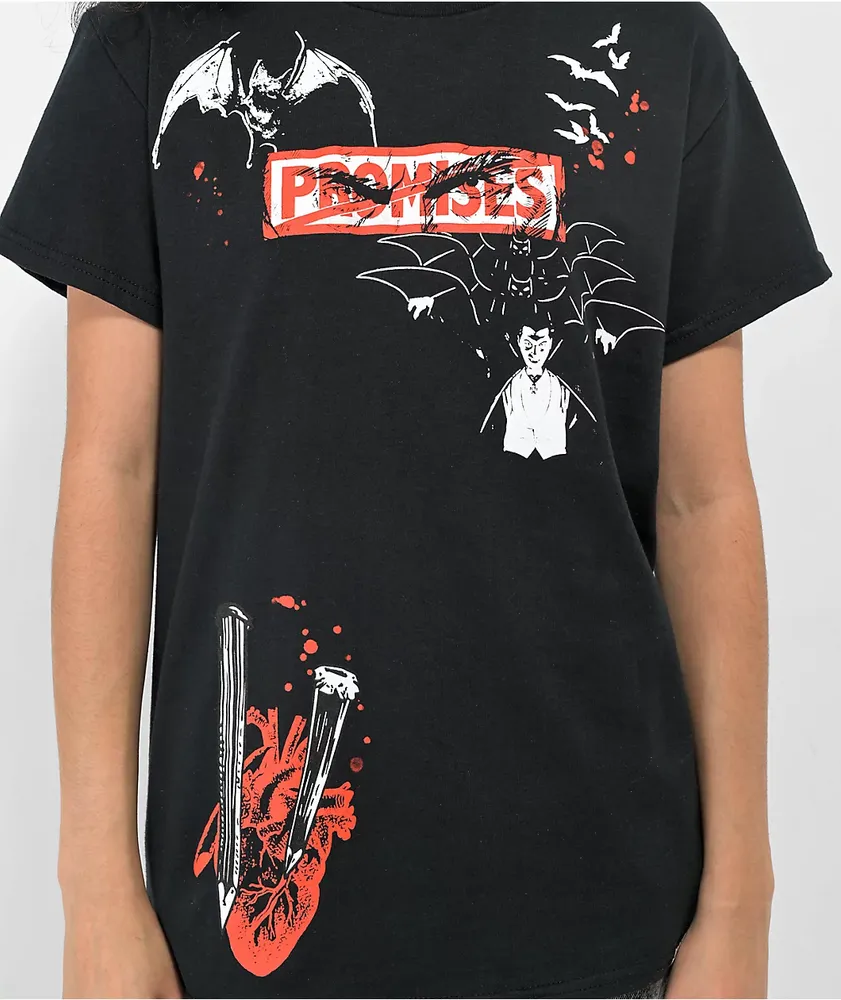 Broken Promises x Dracula Blood Lust Black T-Shirt | MainPlace Mall