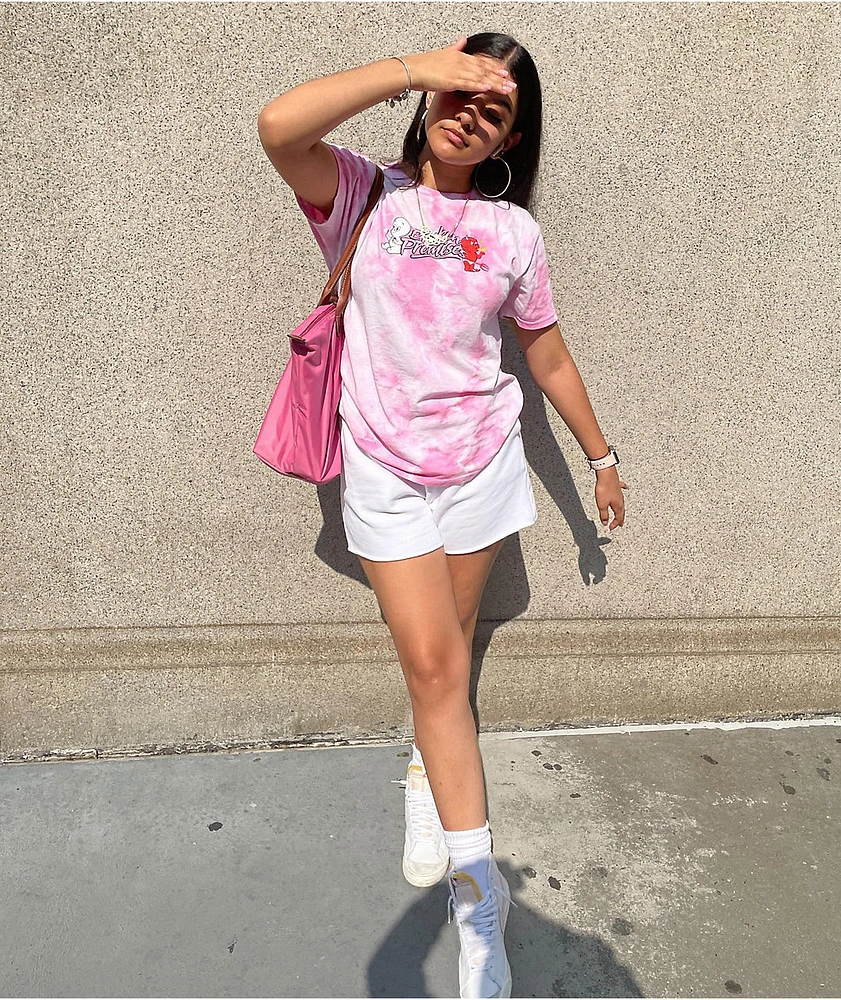 Broken Promises x Hot Stuff Casper Burst My Bubble Pink Tie Dye T