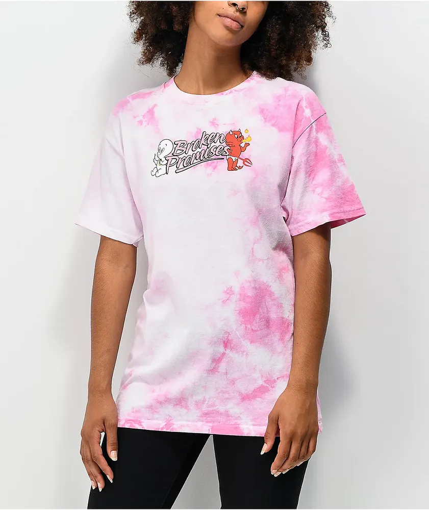 Broken Promises x Hot Stuff x Casper Burst My Bubble Pink Tie Dye