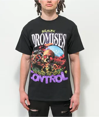 Broken Promises x Hot Wheels Tour Black T-Shirt at Mall of