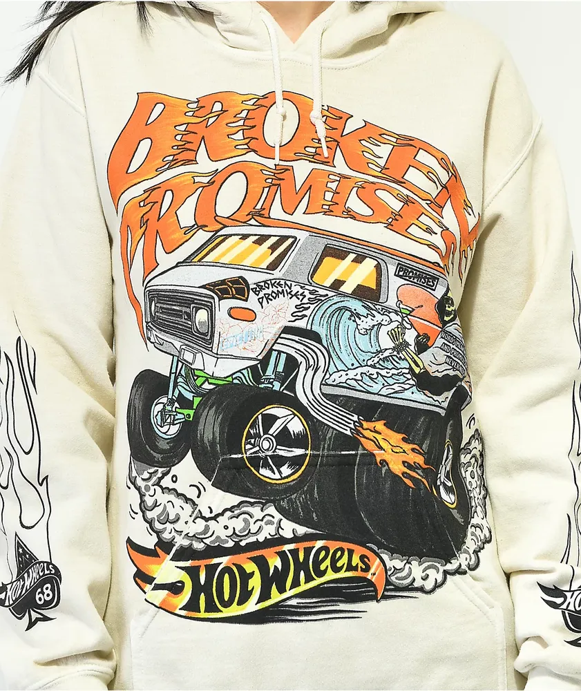 Broken Promises x Hot Wheels See You Again Natural Hoodie | Arden Fair
