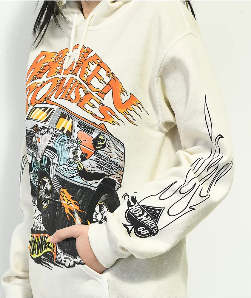Broken Promises x Hot Wheels See You Again Natural Hoodie | Arden Fair