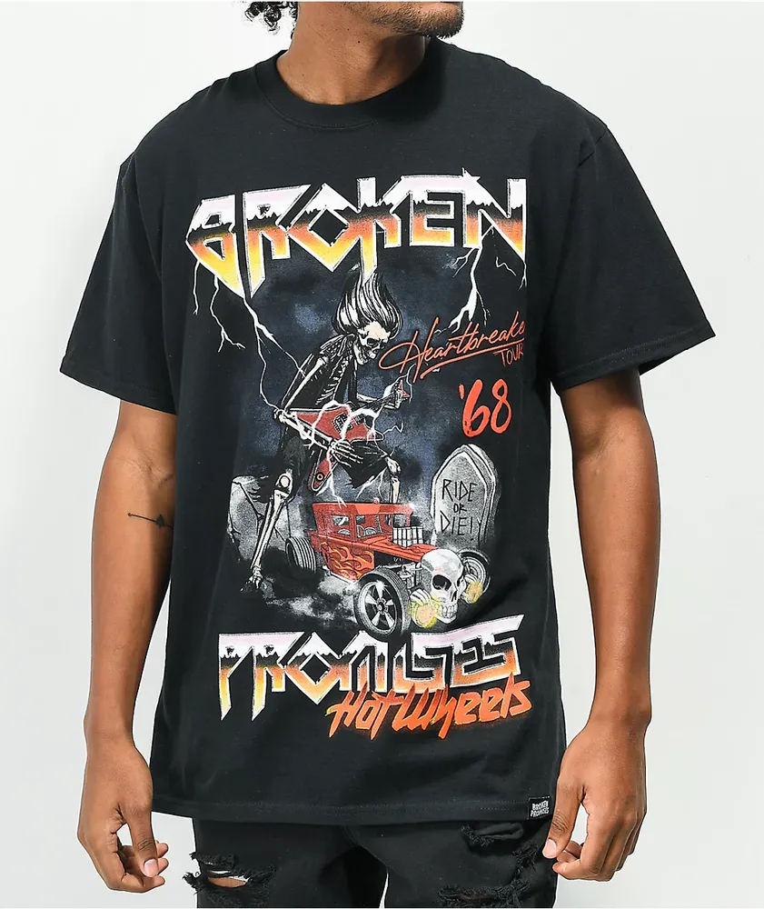 Broken Promises x Hot Wheels Tour Black T-Shirt at CoolSprings