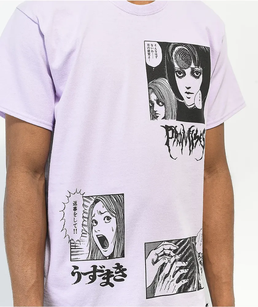 Broken Promises x Junji Ito The Scar Light Purple T-Shirt