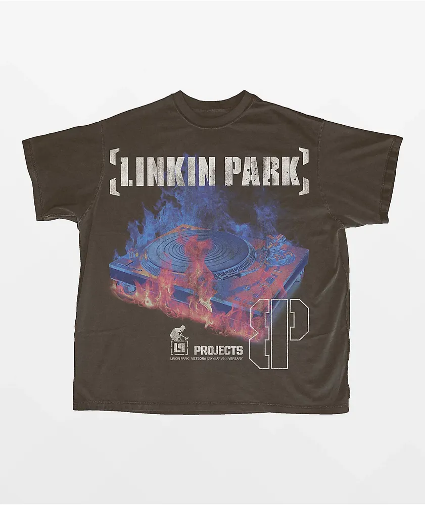 Brooklyn Projects x Linkin Park Thermal Brown T-Shirt | MainPlace Mall