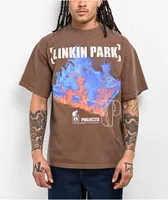 Brooklyn Projects x Linkin Park Thermal Brown T-Shirt | Liberty Center