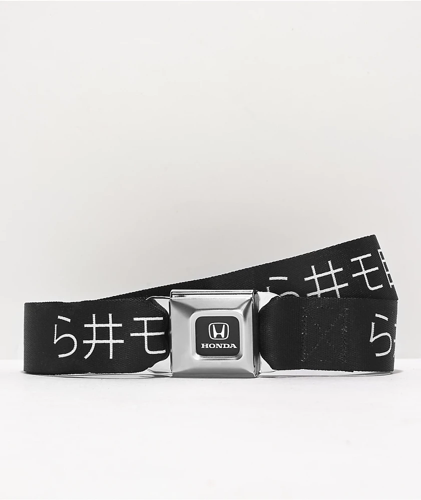 Buckle Down x Honda Sheesh Black Seatbelt Belt | Liberty Center