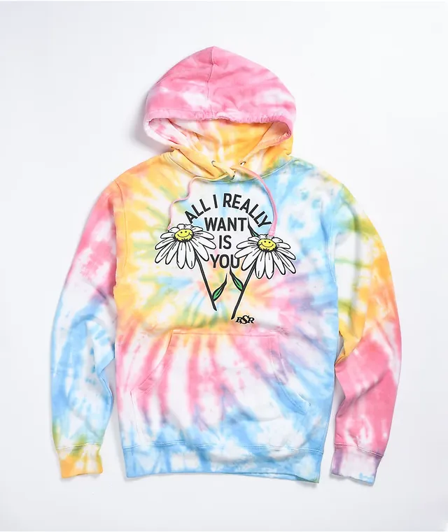 All i want tie dye hoodie sale