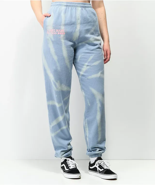 Blue and green best sale tie dye sweatpants